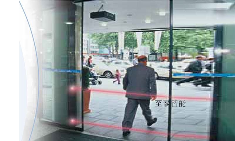 松下自动门安全光线应用现场